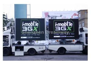 Wholesale Epistar P16 RGB Truck Mobile LED Display MBI5024 IC With 7500 nits Luminance from china suppliers