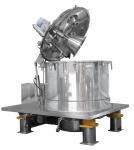 Staineless Steel Scraper Bottom Discharge Basket Centrifuge Used in Food and