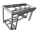 Shelves Accessories Table T Slot Aluminium Extrusion Profiles