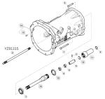 YZ91315 Shaft for JD usados parts of tractor china tractor parts tractor spare