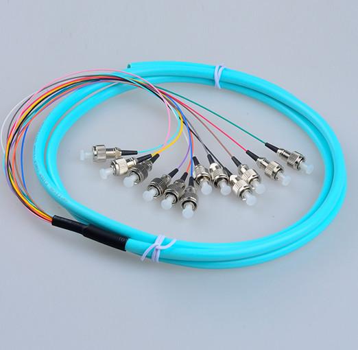 White cable FC / PC 0.9mm Fiber Optic Pigtail for Active Device Termination