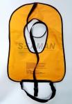 Neon Yellow Free Diving Inflatable Life Vests Buoyancy Snorkel Vest Water Safety