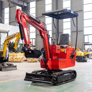 Wholesale EPA 1.8 Tonne Excavator Installation Digger Wheeled Mini Digger On Wheels from china suppliers