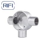 Tee 3 Way Hot Dip Galvanised Circular Junction Box For Electrical Installations