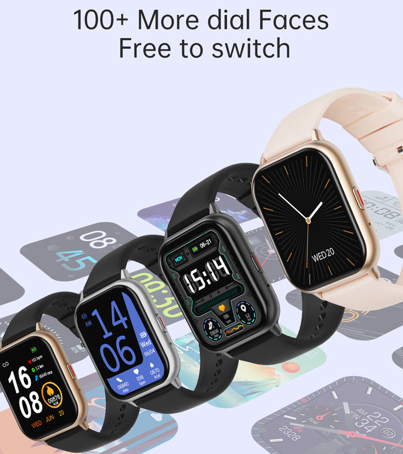 Waterproof IP68 Fitness Tracker Smartwatch Real Spo2 Men Smart Bands