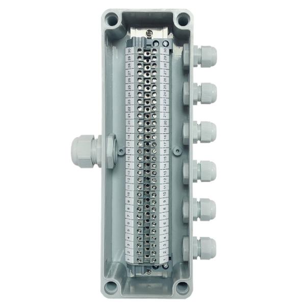 IP65 Waterproof Cable Junction Box 80*250*70mm 6 Ways UK2.5B Din Rail Terminal