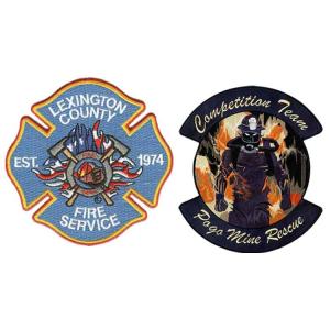 Wholesale Personalised Iron On 3D Fire Rescue Velcro Patches For Clothes from china suppliers