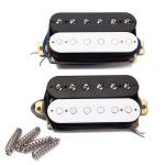 Humbucker Pickup Double Coil Electric Guitar Pickup Zebra Black&White FD Guitar