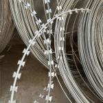 2.5mm Diameter Galvanized Razor Barbed Wire Fence Security Welded Steel Mesh