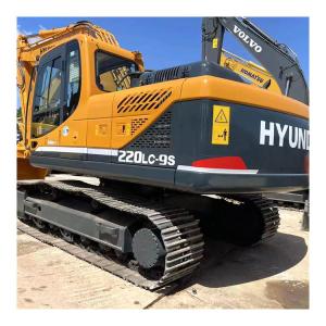 Wholesale Shanghai Used Hyundai 220 LC 9S with 1.03m3 Bucket Capacity and Original Hydraulic Pump from china suppliers
