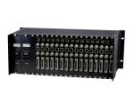4U 16 Slot Media Converter Rack 482.6mm×174mm×210.5mm Dimension