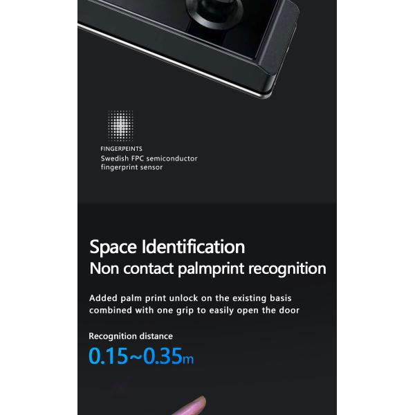 Qleung S810max Tuya Face Palm Fingerprint Password Card Key Unlock Tuya Remote Contronl Smart Home Door Lock