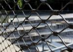 3mm 5x5cm Opening Flexible Stainless Steel Cable Mesh For Barrier Infill