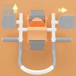 Multi-functional flat support abdominal wheel home fitness ab exercise roller