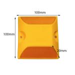 CE ISO9001 Approved 20mm High Reflective PMMA Lens Plastic Road Stud Reflectors