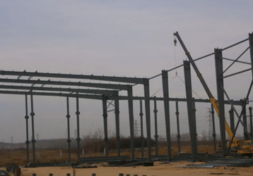Steel Frame Construction Prefabricated Workshop Metal Building