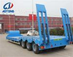 Liangshan Juyuan 2 Axles and 3 Axles Semi Trailer for 60 Ton Heavy Equipment