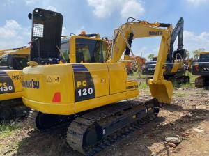 Wholesale Used Komatsu Excavator Good Stability Easy Control and Low Maintenance Cost Komatsu PC120 Hydraulic Crawler Excavator for B2B Buyer from china suppliers
