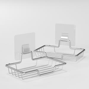 Wholesale Bath Accessories set Self Adhesive Mounted Bathroom Fiiting Holder Soap Dish Holder For Bathroom from china suppliers