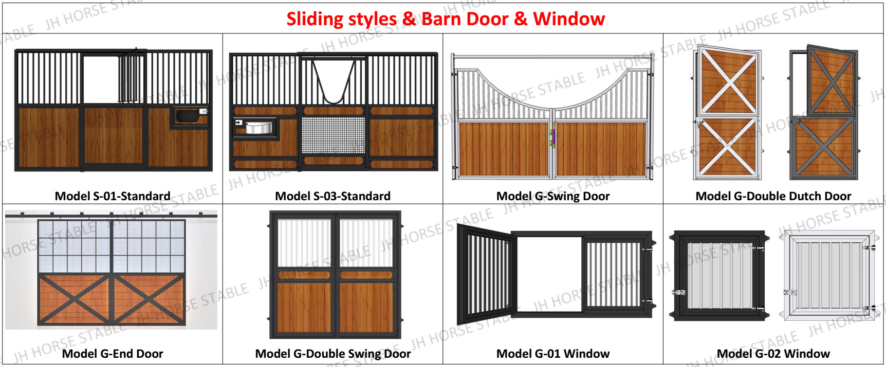Heavy Duty Board Equine Bamboo Portable Horse Stall Panels