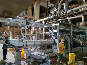 Wholesale 3t/H 6t/H Dry Type Fish Feed Extruder Machine Dog Cat Pet Food Extrusion Machine from china suppliers