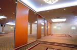 Commercial Hard Cover Acoustic Fabric Sliding Partition Doors For Office /