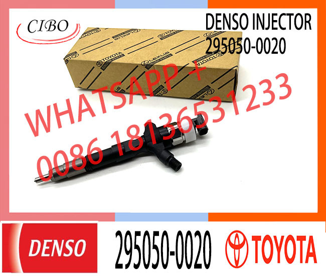Diesel Fuel Common Rail Injector 295050-0020 For Toyota 1KD 2KD 23670-30190 23670-0020