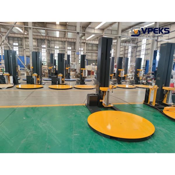 Adjustable 11r/Min Turntable Speed Mechanical Stretch Wrap Equipment For Tension Control
