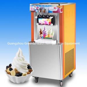 Wholesale 3 Flavors Table Top Soft Serve Ice Cream Making Machine With LED Display from china suppliers