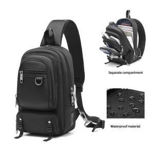 Wholesale Travel One Shoulder Backpack Mens Sling Bag Preppy Style Dismountable from china suppliers