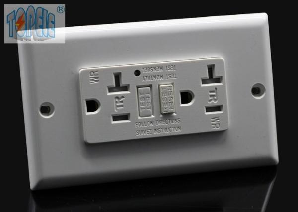 15A 125V AC GFCI Receptacles Duplex Tamper Resistant End Of Life Monitoring