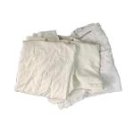 Bulk sale cutting white second hand hotel bed sheet sterilized cotton rags