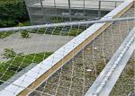 Balustrade Or Railing Stainless Steel Rope Mesh Netting With Ferrule