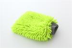 Green color high quality double side microfiber chenille car cleaning detailing