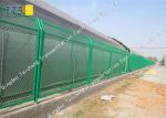 Railway / Subway Barbed Wire Fence Pvc Coated Anti Impact Salt Spray Resistance