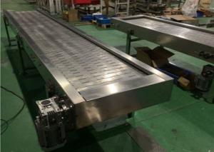 Wholesale Zzgenerate Freezer Assembly Line Stainless Steel Slat Chain Conveyor for Sale from china suppliers