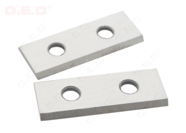 2 Holes Cemented Carbide Inserts , Tungsten Carbide Wood Turning Inserts Cutting