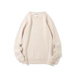Winter Fleece Oversized Pullover Hoodie Sweatshirt Custom Logo Unisex Plain Crew