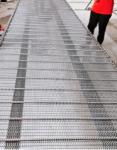 Customized Food Grade 304 SS Wire Mesh Conveyor Belt Metal Chain Link
