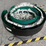 Dual Channel Vibratory Bowl Feeder Bottle Crown Lid Vibrating Cap Feeder