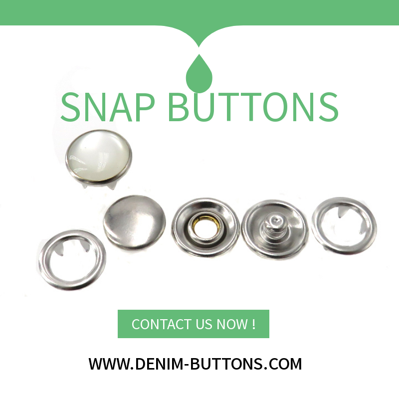 Bulk Brass Prong Snap Fastener | Pearl Snap Buttons