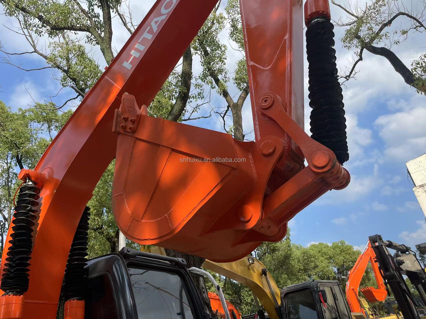12000kg Zx120 Used Hitachi Excavator Second Hand With Original Paint 0.51m3