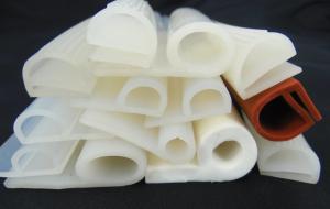 Wholesale 100% pure silicone silicone rubber profile , silicone strip , high elasticity high strength from china suppliers