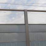 Transparent Acrylic Sound Barrier Anti Noise Acrylic Sheet For Highway