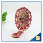 Shinny Gifts Heart Shape Hand Mirror Portable Mirror Gift Set