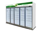 Customization Low E Glass Upright Commercial Beverage Cooler Rapid Cooling