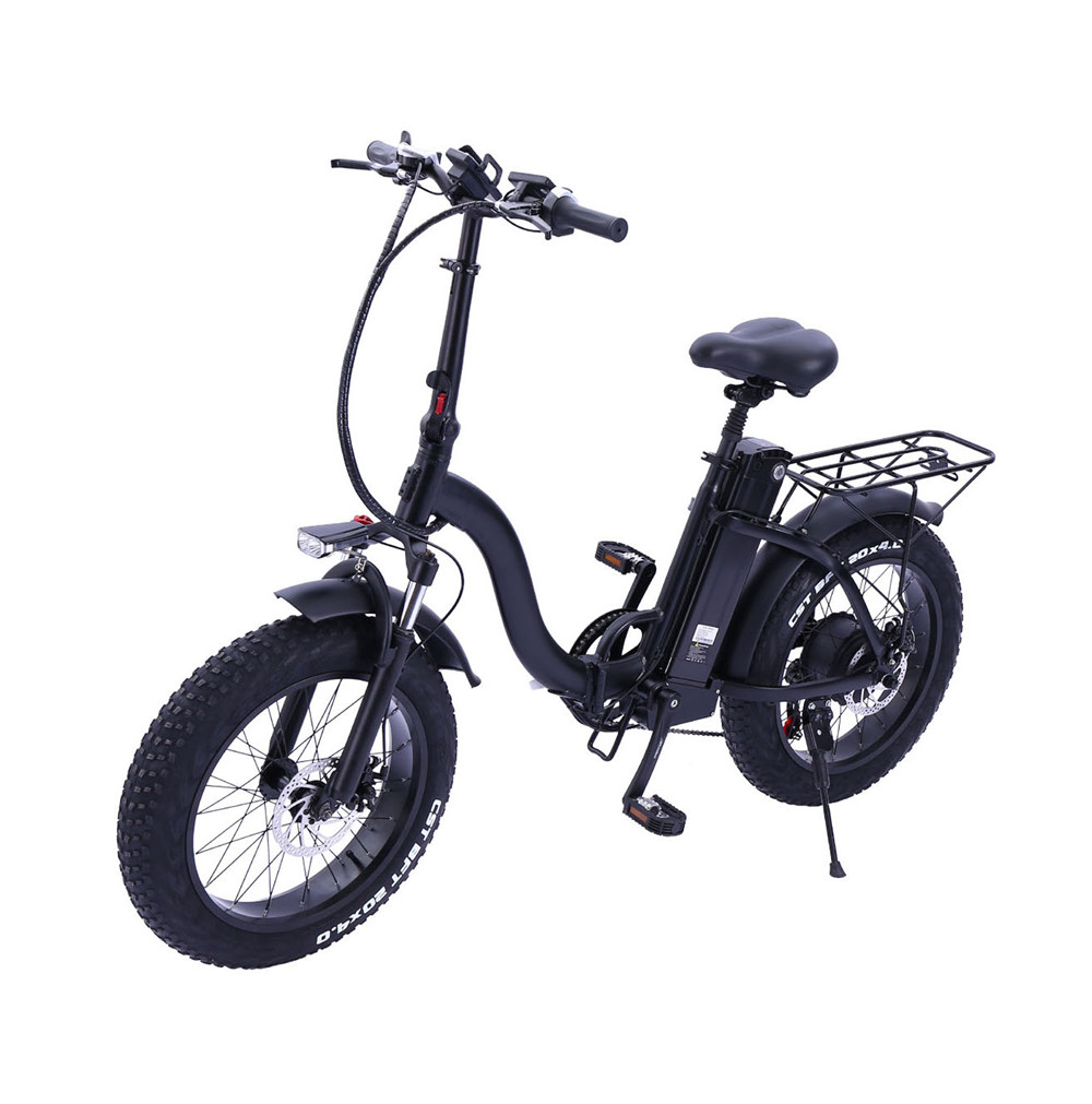 Foldable 20 Inch Pedal Assist Electric Bike 500W Aluminum Alloy Frame