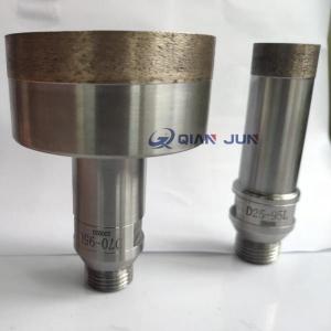 Wholesale Threaded Shank Diamond Glass Drill Bits 70 mm diameter For Glass ceramic tile drilling from china suppliers