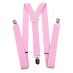 Y Back 100cm Black Suspenders Women 2.5cm Mens Wide Braces For Trousers