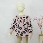 Autumn and winter new children's Jacquard knitted sweater fashion baby simple